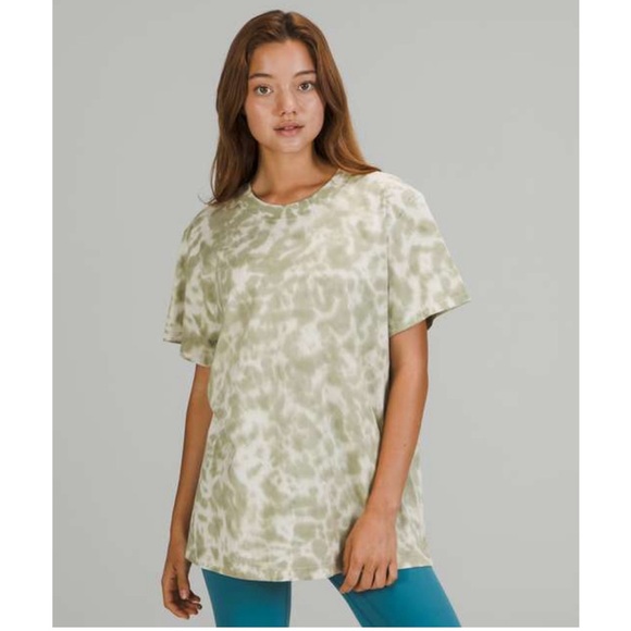 Lululemon All Yours T-shirt Green Camo - Picture 6 of 6